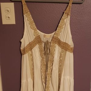 Altar'd State Ivory embroidered vest